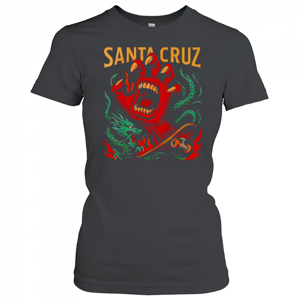 Santa Cruz hand graphic shirt Women's T-shirt