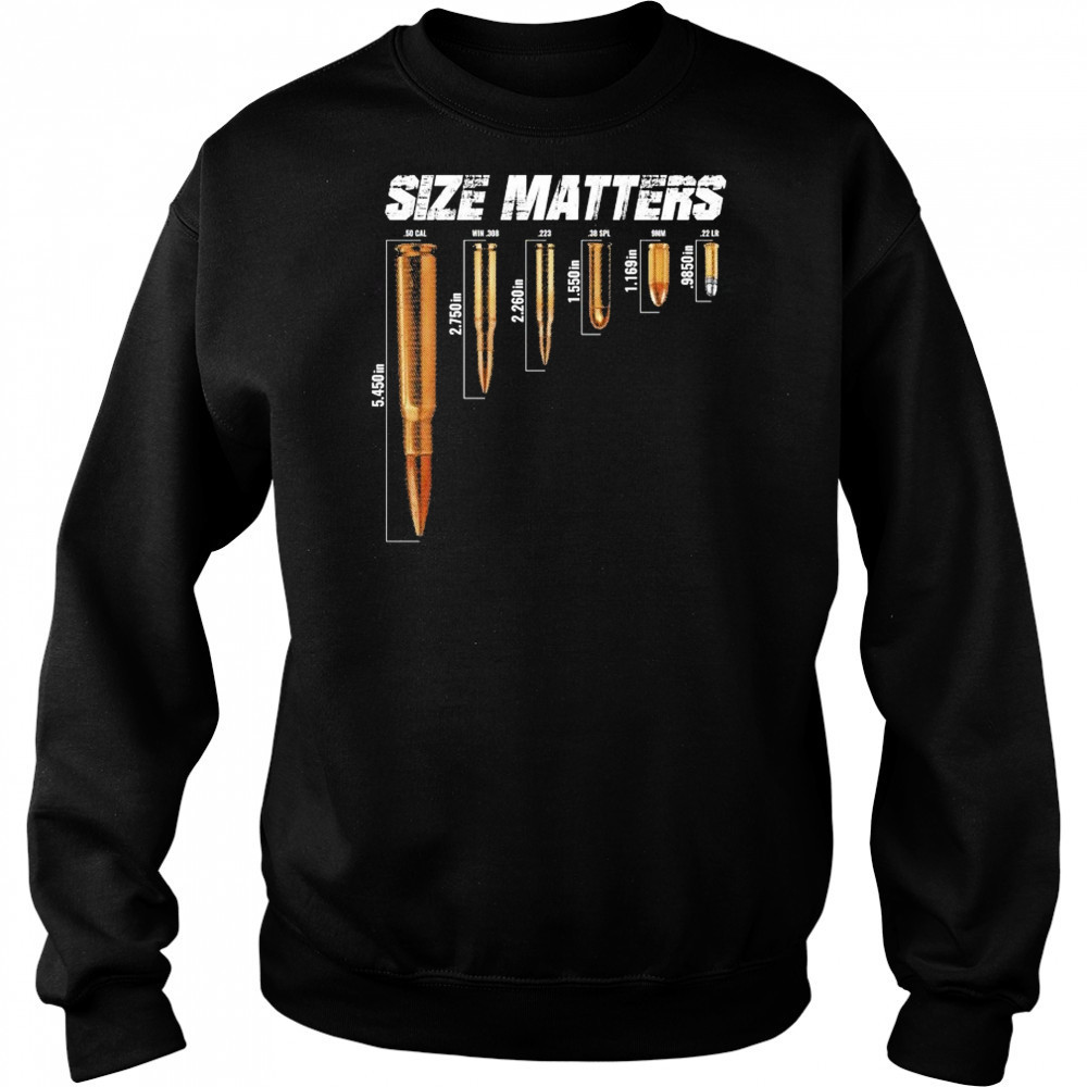 Size Matters Bullets T-shirt Hoodie