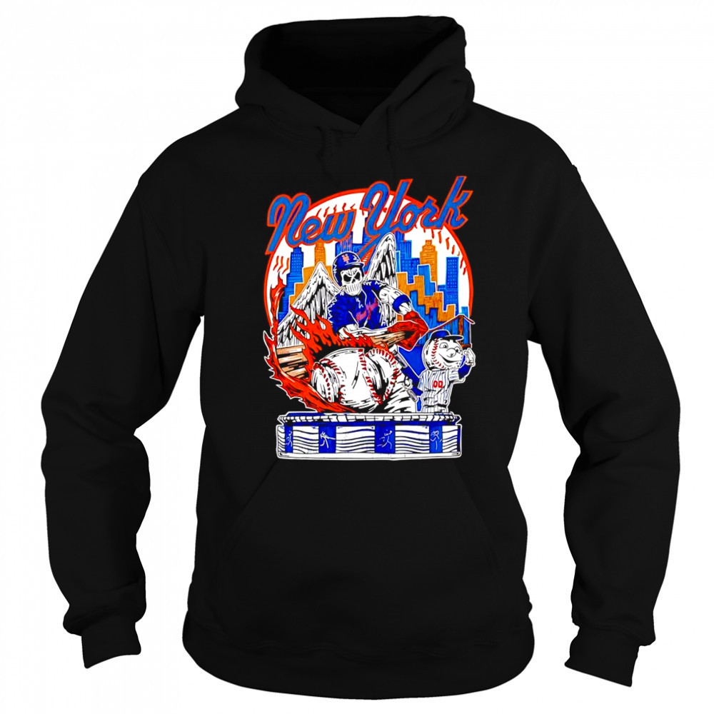 Skeleton New York Knicks baseball skyline shirt Sweatshirt