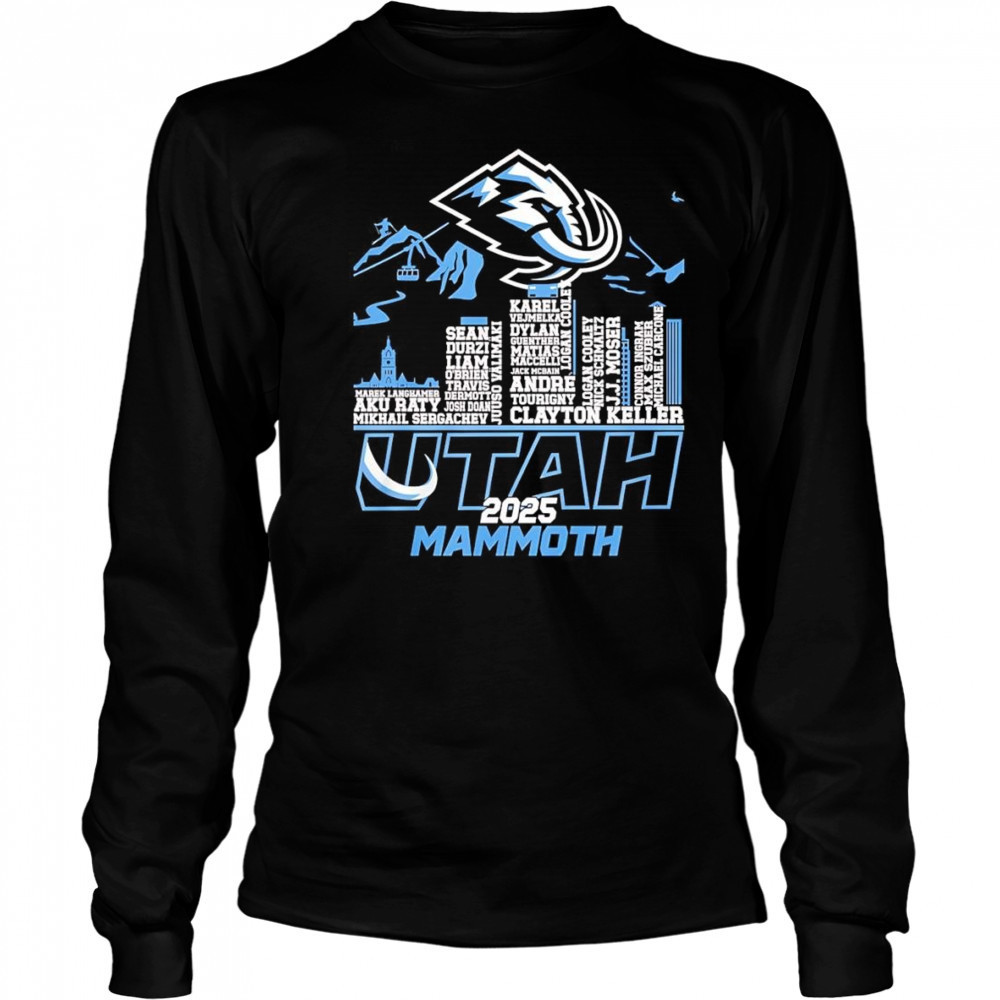 Skyline name Utah Mammoth 2025 shirt Long Sleeved
