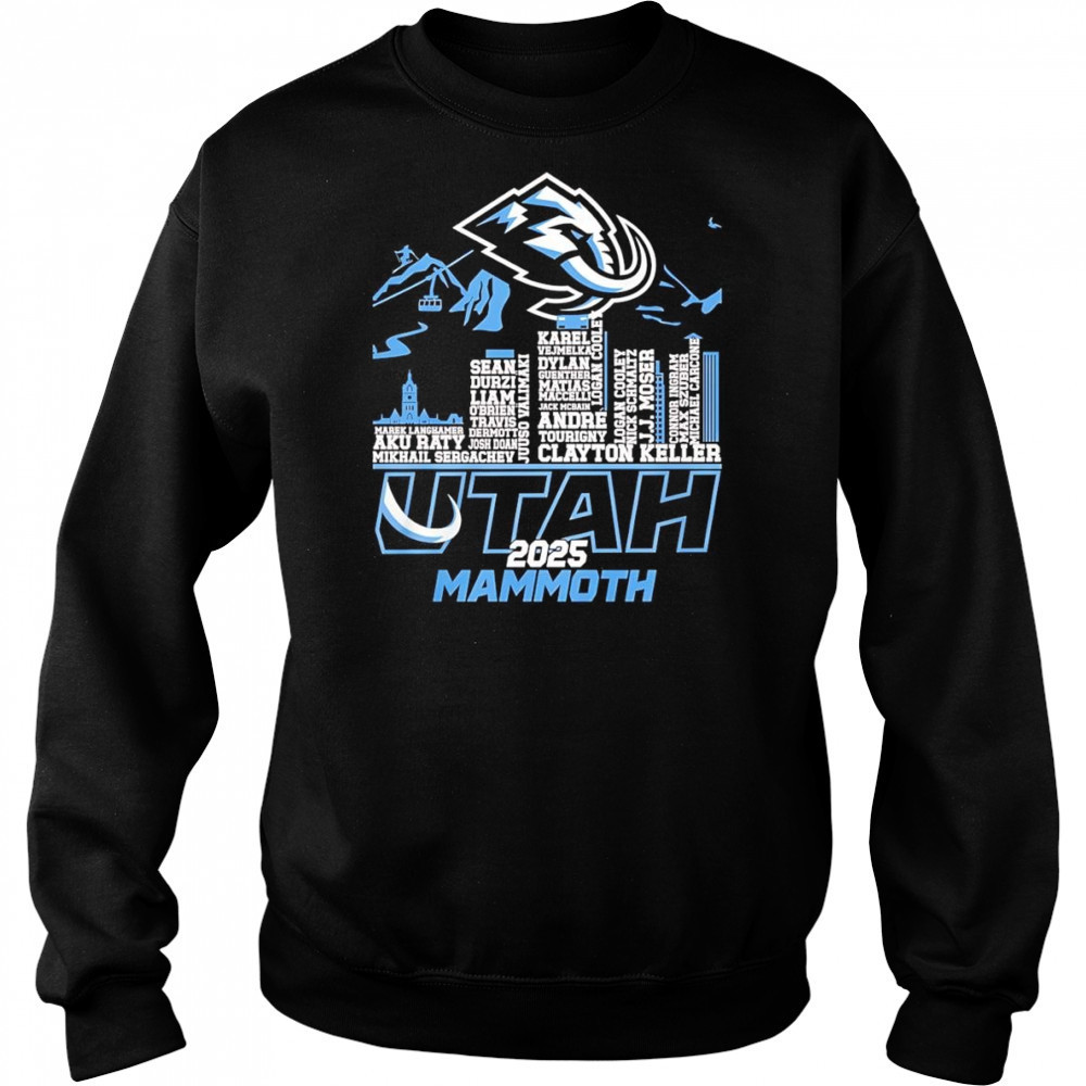 Skyline name Utah Mammoth 2025 shirt Hoodie