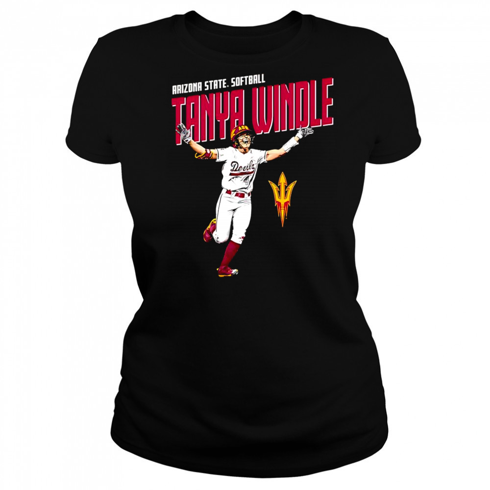 Tanya Windle Arizona State softball portrait shirt Women's T-shirt