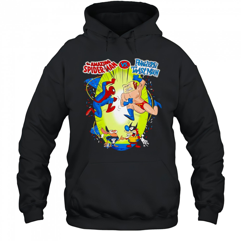 The Amazing Spider-man vs Powdered Toast Man shirt Hoodie