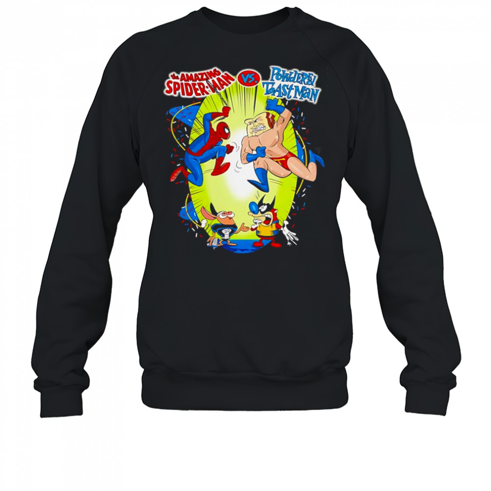 The Amazing Spider-man vs Powdered Toast Man shirt Sweatshirt