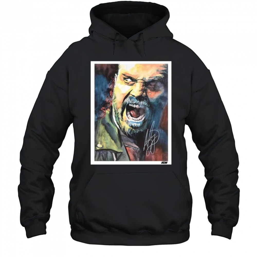 The Art of Rob Schamberger – Hangman Adam AEW Signature t-shirt Hoodie