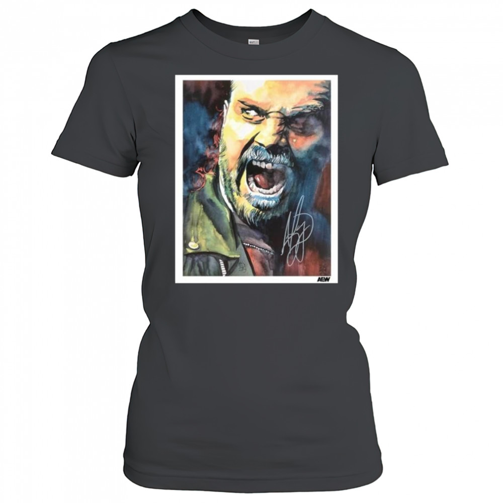 The Art of Rob Schamberger – Hangman Adam AEW Signature t-shirt Women's T-shirt