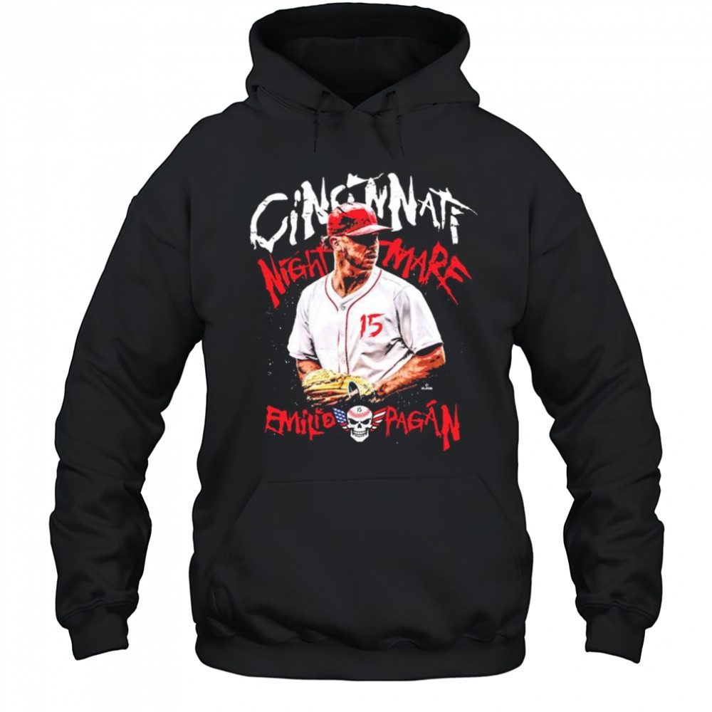 The Cincinnati Nightmare Emilio Pagán MLB Graphic t-shirt Hoodie