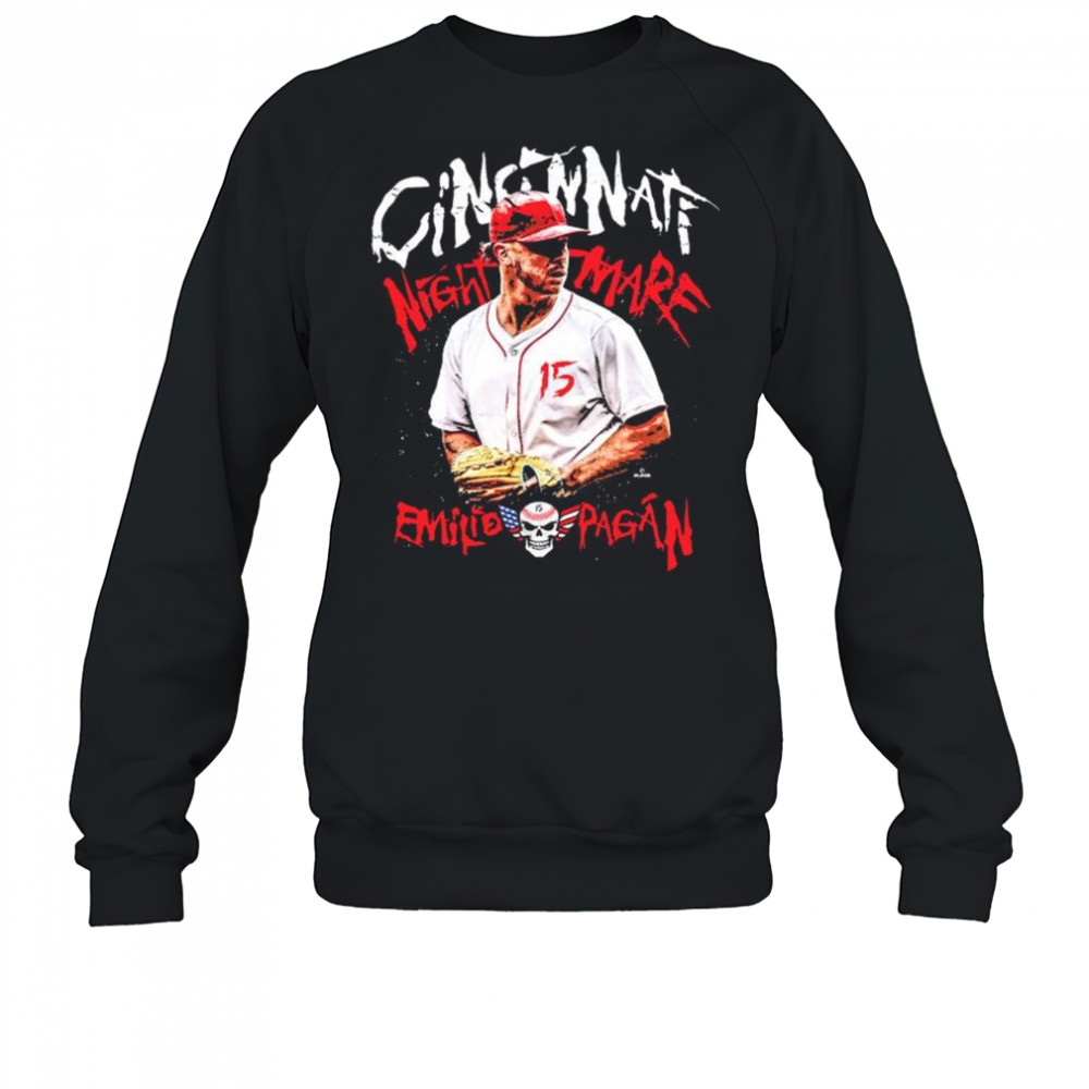 The Cincinnati Nightmare Emilio Pagán MLB Graphic t-shirt Sweatshirt