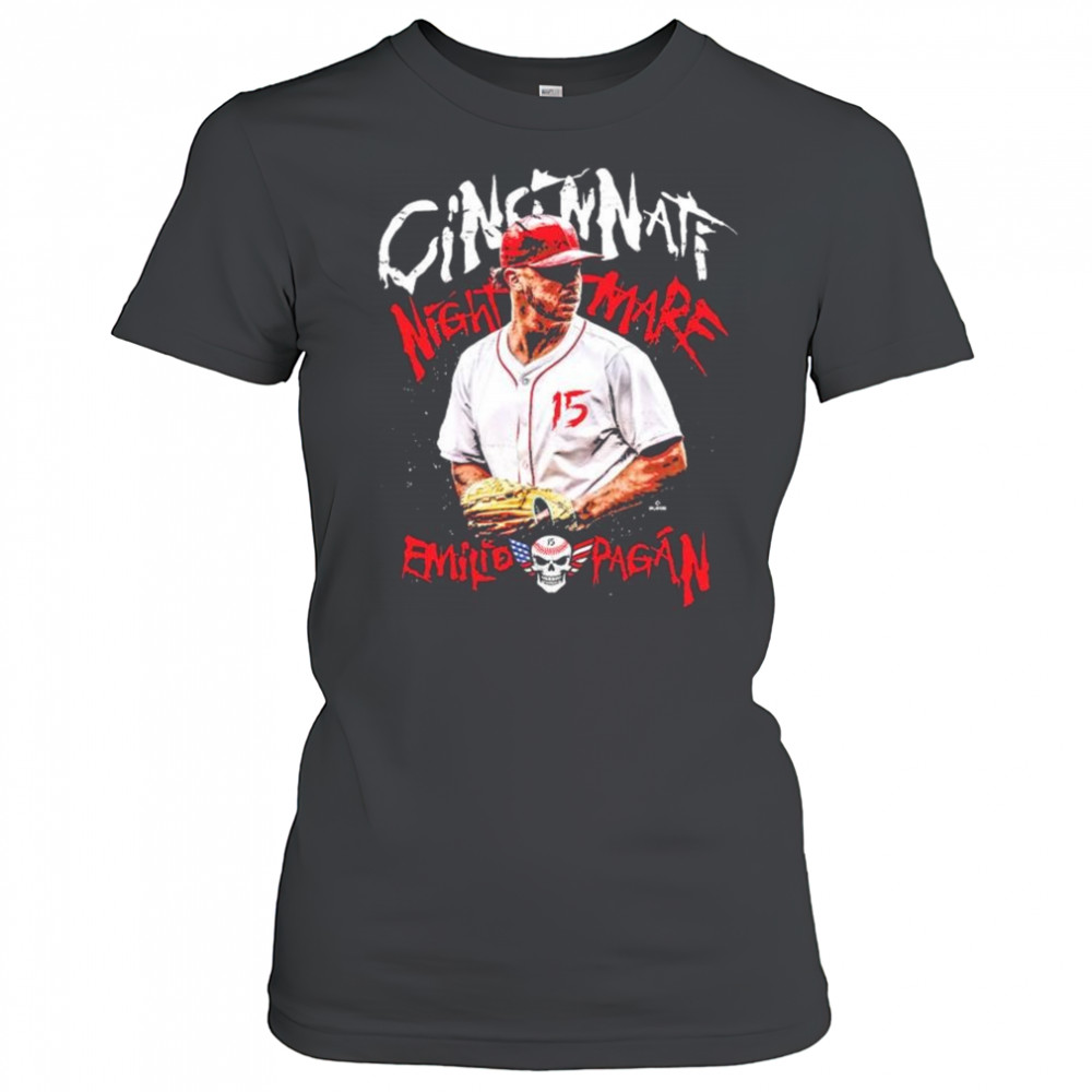 The Cincinnati Nightmare Emilio Pagán MLB Graphic t-shirt Women's T-shirt