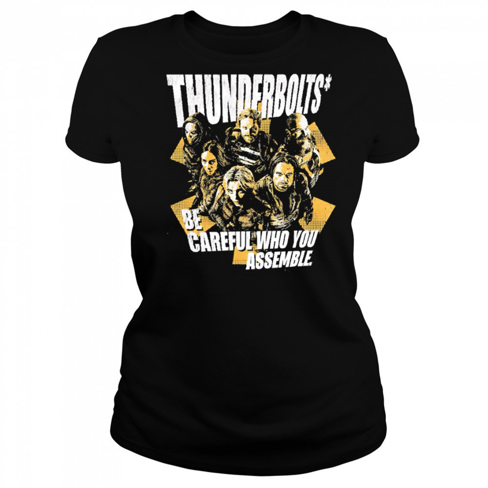 Thunderbolts be careful who you assemble retro shirt Women's T-shirt