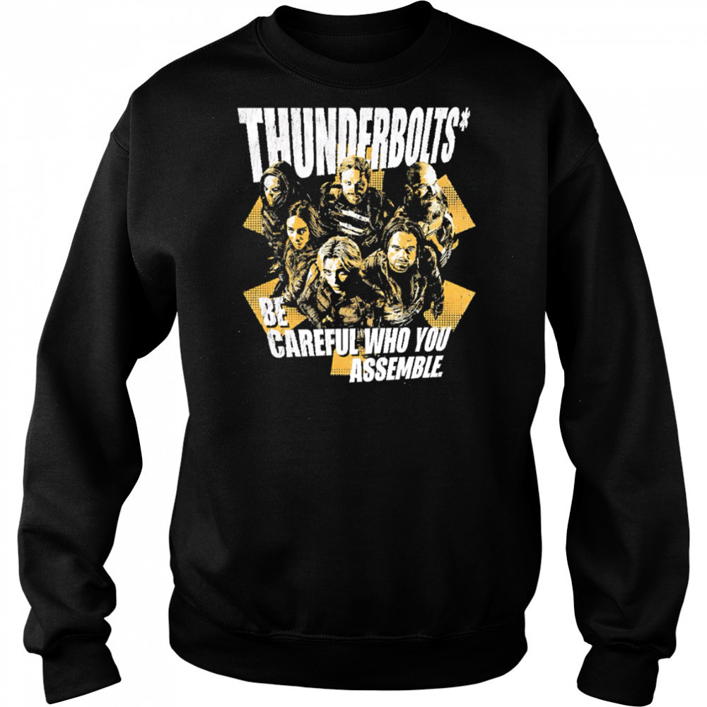 Thunderbolts be careful who you assemble retro shirt Hoodie
