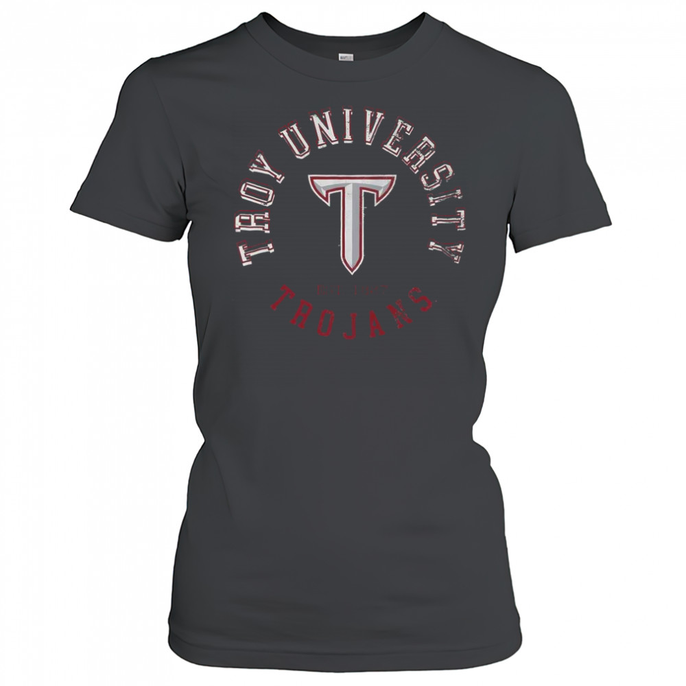 Troy Trojans Circle Vintage T-Shirt Women's T-shirt