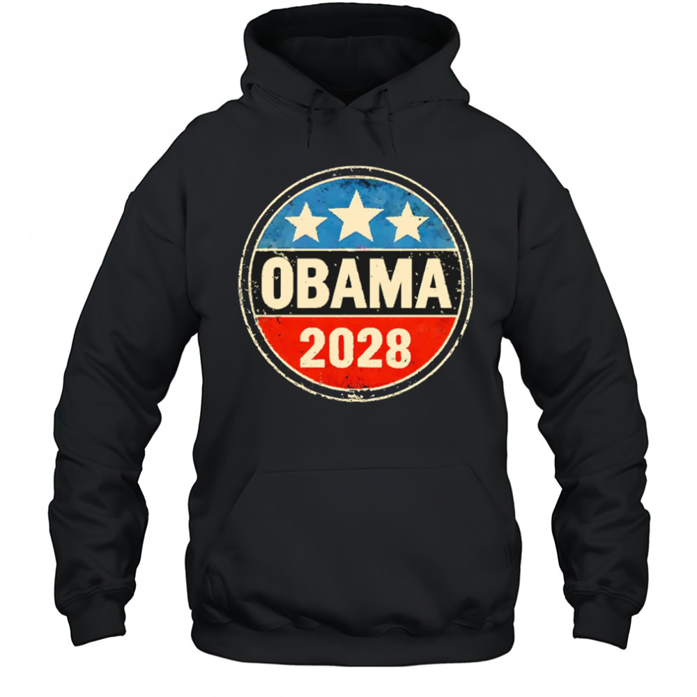 Vintage Barack Obama 2028 Political shirt Hoodie
