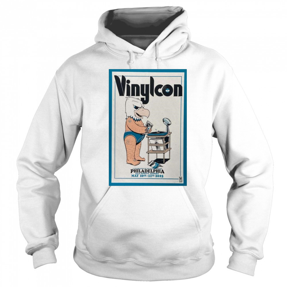 VinylCon Philadelphia May 10 – 11 2025 Poster Tour Shirt Sweatshirt