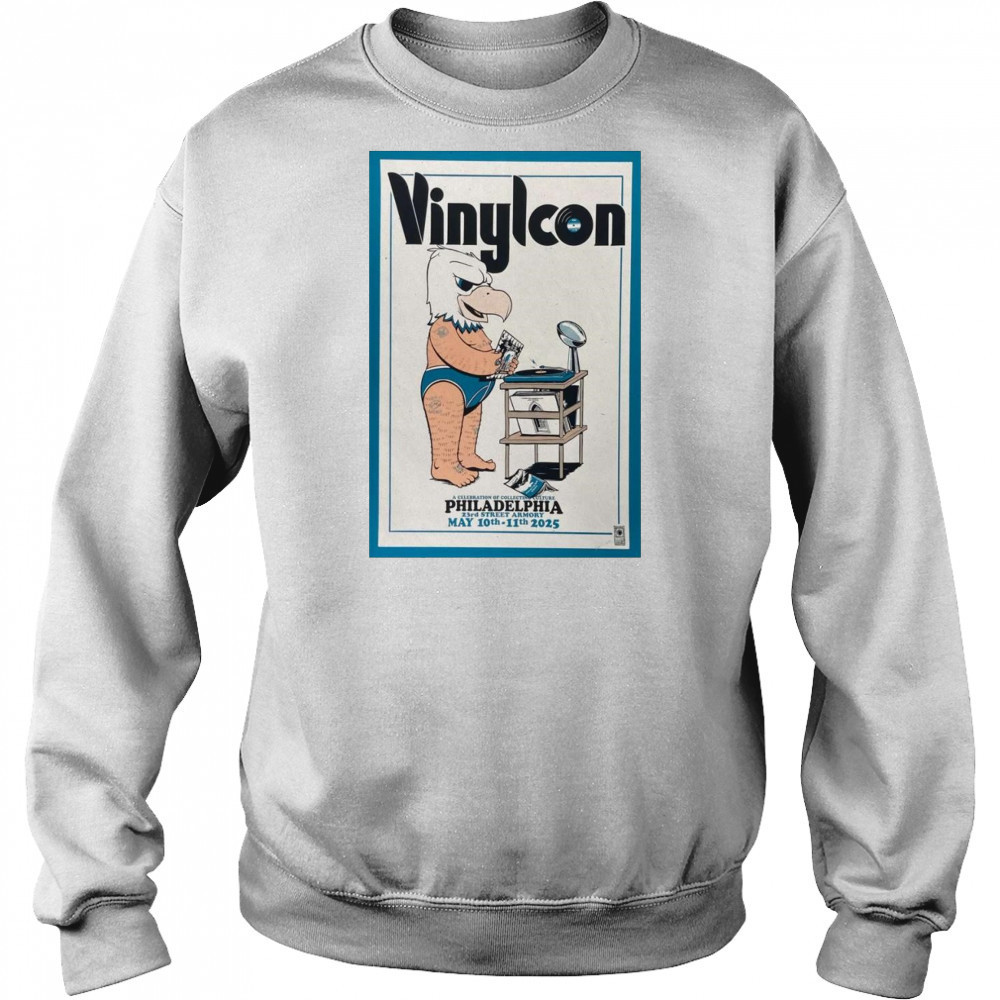 VinylCon Philadelphia May 10 – 11 2025 Poster Tour Shirt Hoodie