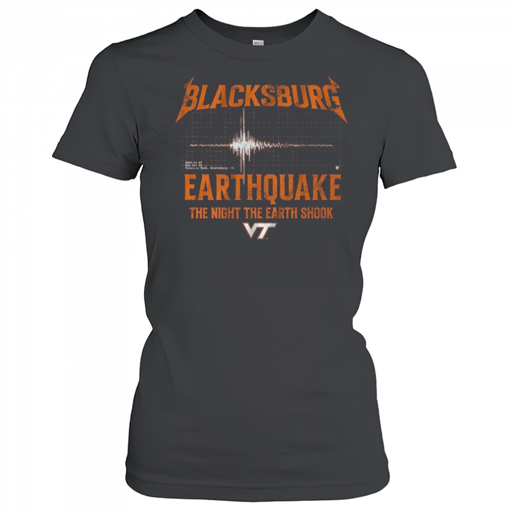 Virginia Tech Blacksburg Earthquake Shirt Women's T-shirt
