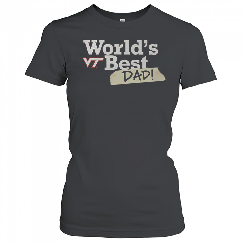Virginia Tech Hokies World’s Best Dad T-Shirt Women's T-shirt