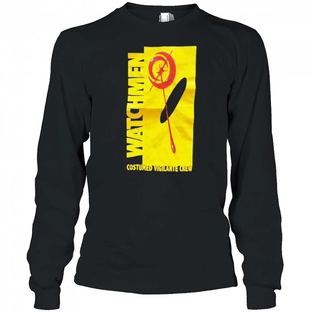 Watchmen costumed vigilante crew shirt Long Sleeved