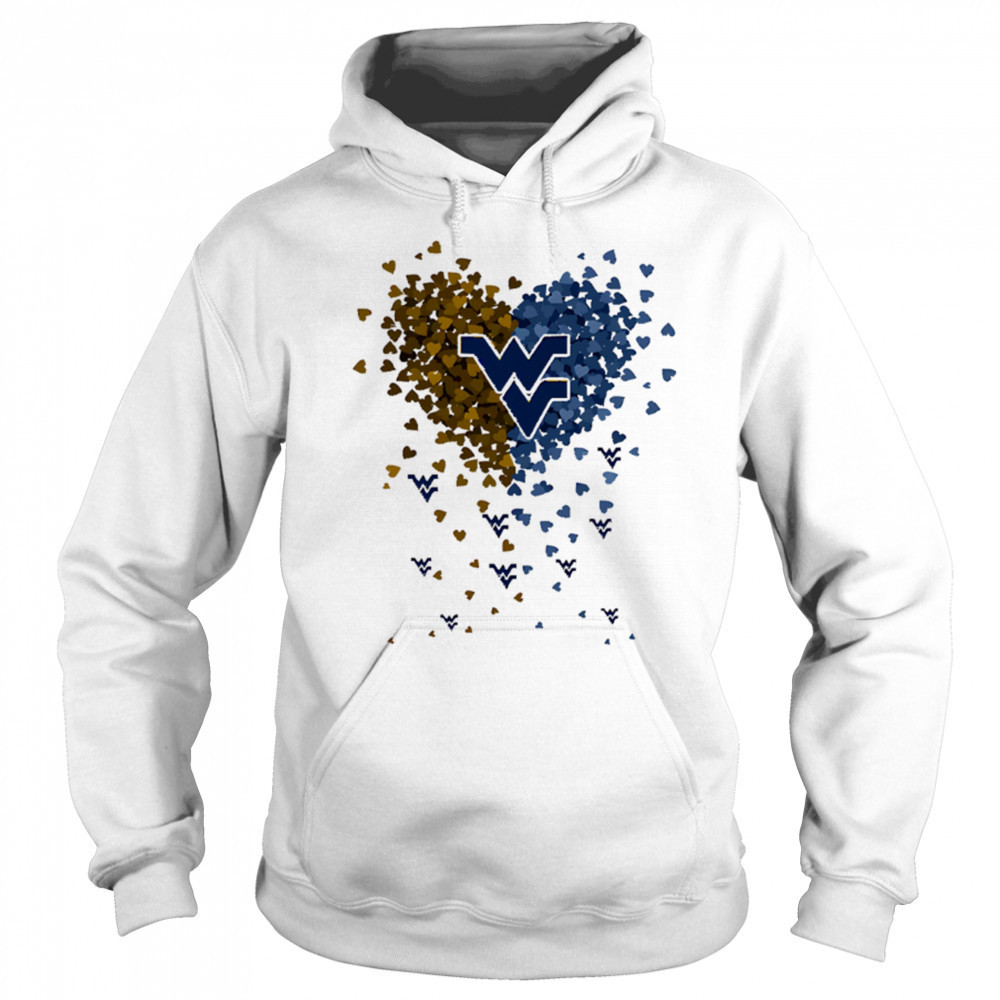West Virginia mountaineers heart explosion shirt Sweatshirt