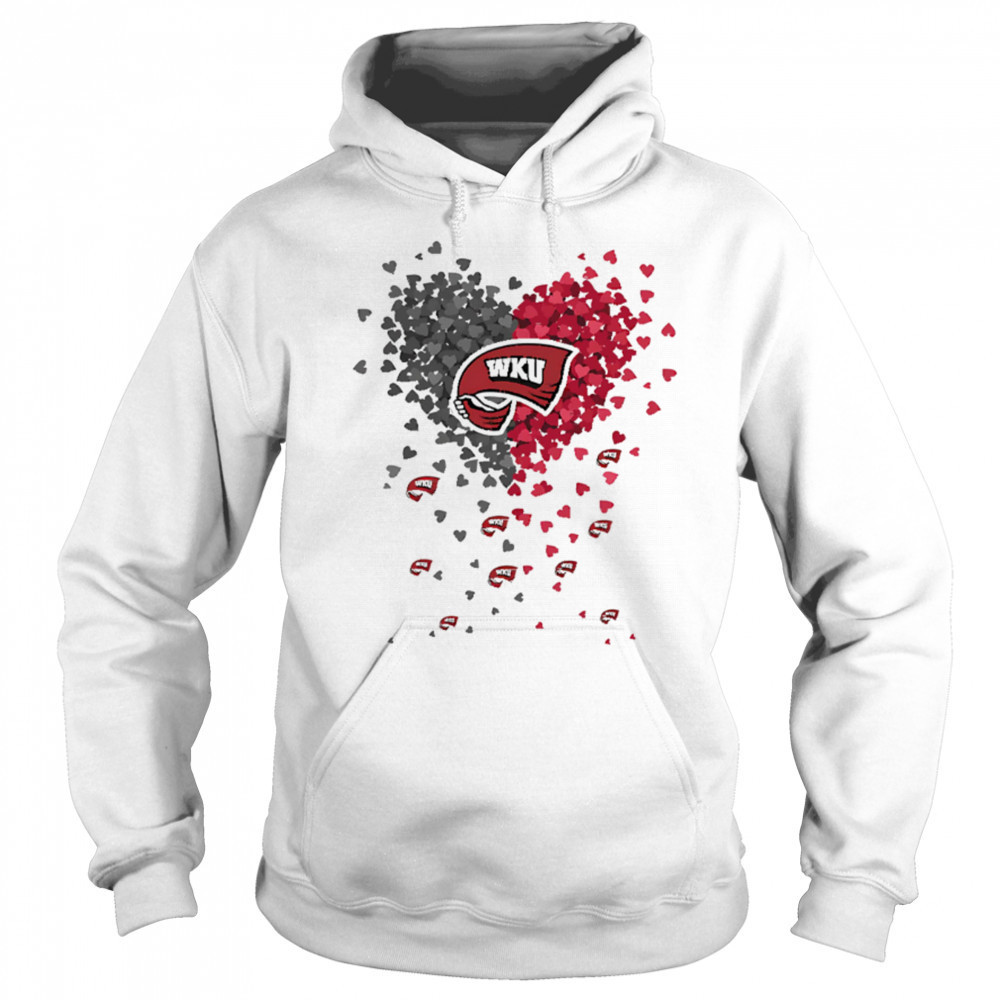 Western Kentucky hilltoppers heart explosion shirt Sweatshirt