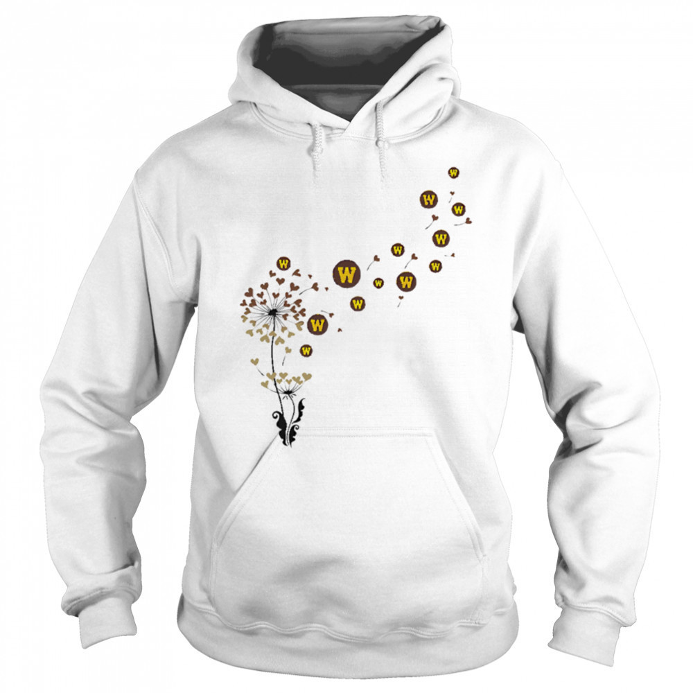 Western Michigan broncos heart dandelion shirt Sweatshirt