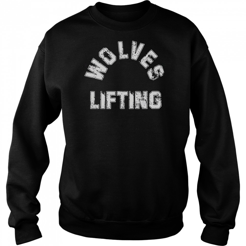 Wolves Lifting Retro T-Shirt Hoodie