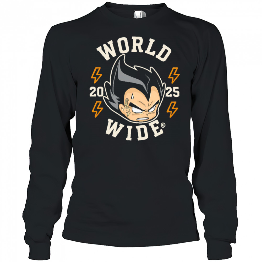 World Wide Vegeta 2025 shirt Long Sleeved