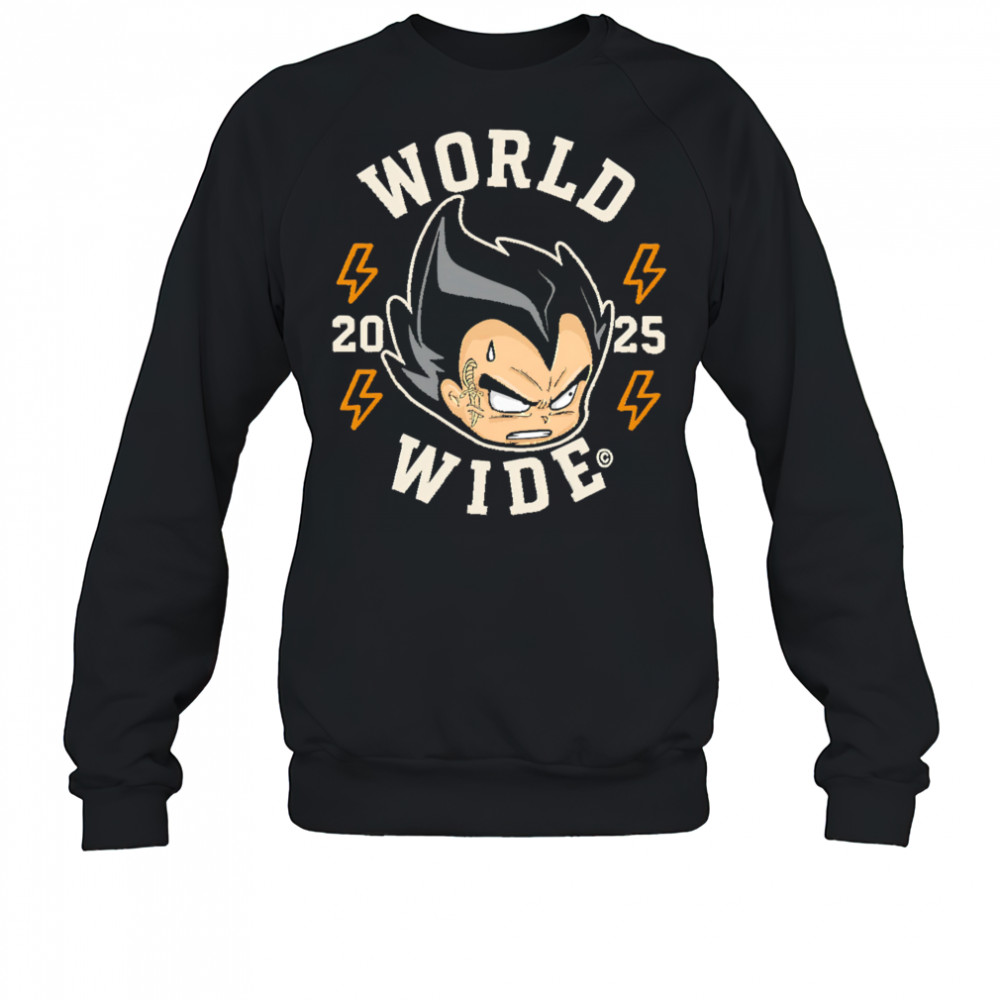 World Wide Vegeta 2025 shirt Sweatshirt