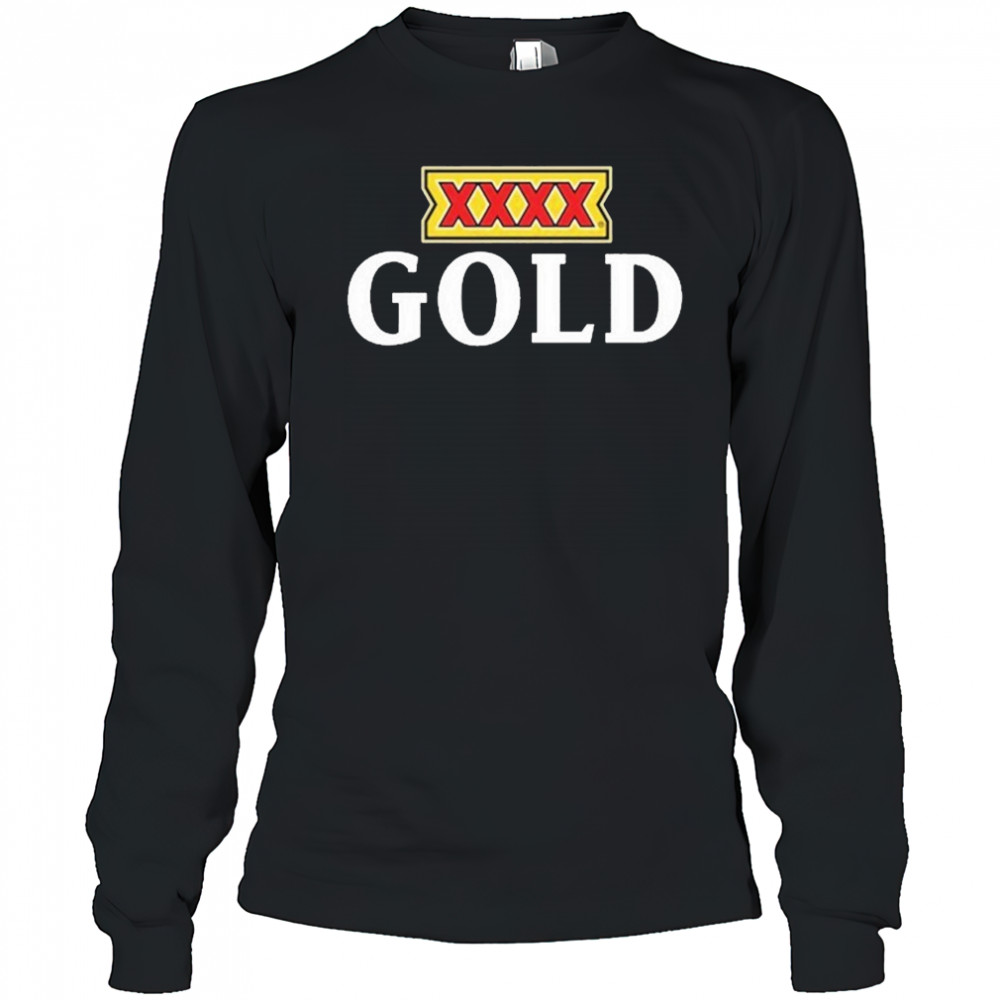XXXX Gold Beer Logo T-shirt Long Sleeved