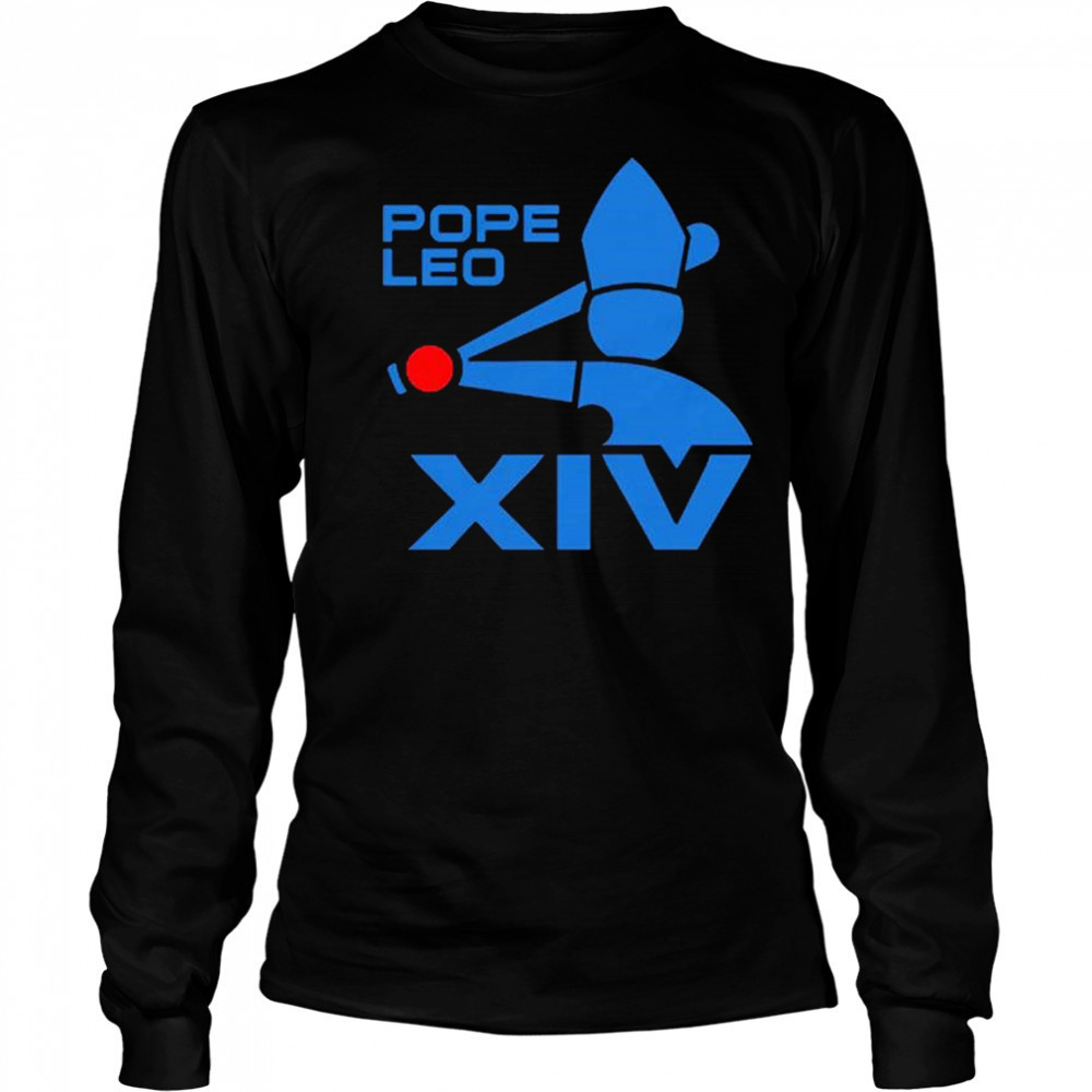 Pope Leo XIV Baseball Logo t-shirt Long Sleeved