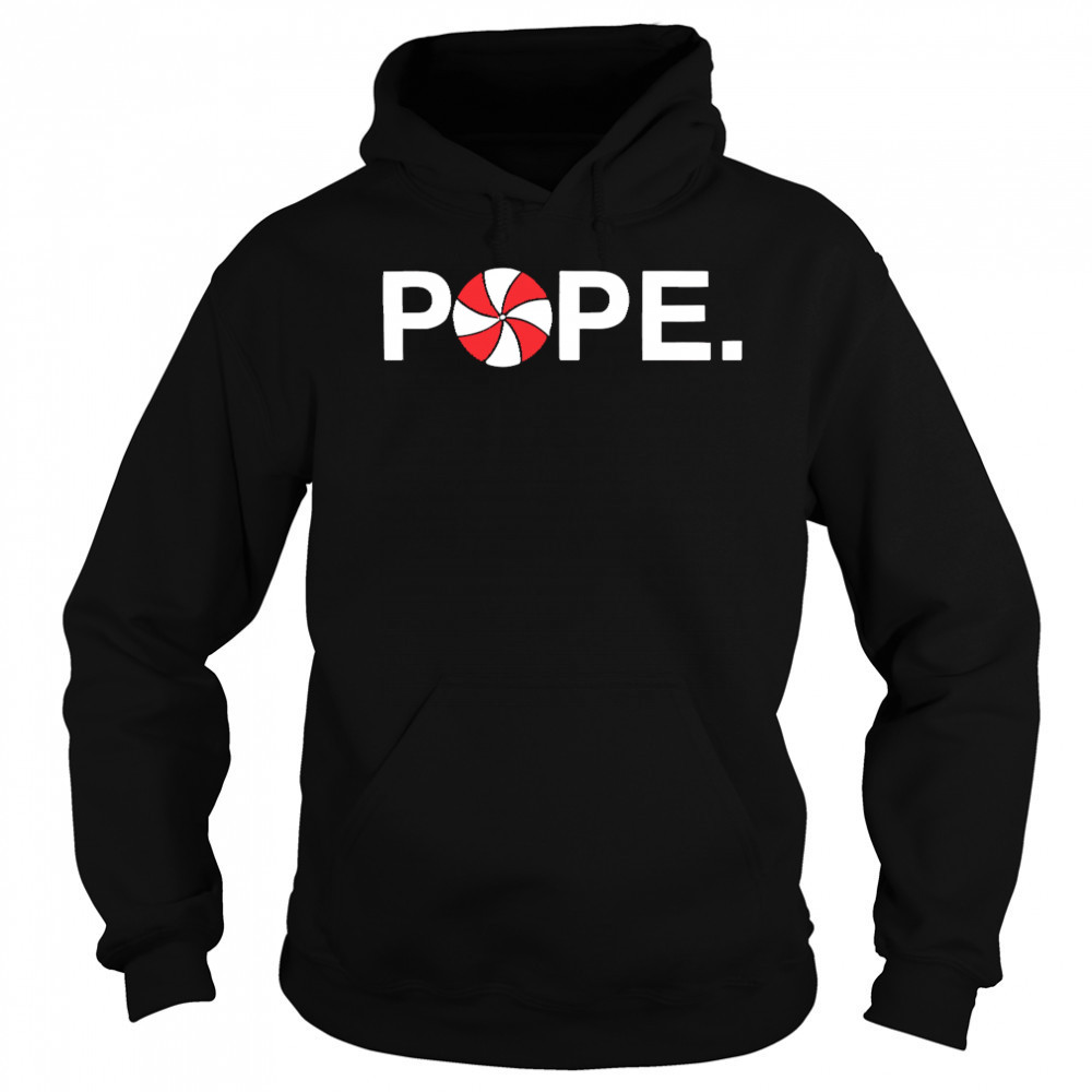 Pope leo xiv pope peppermint swirl shirt Sweatshirt