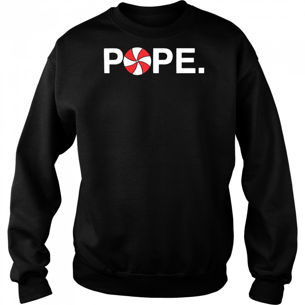 Pope leo xiv pope peppermint swirl shirt Hoodie