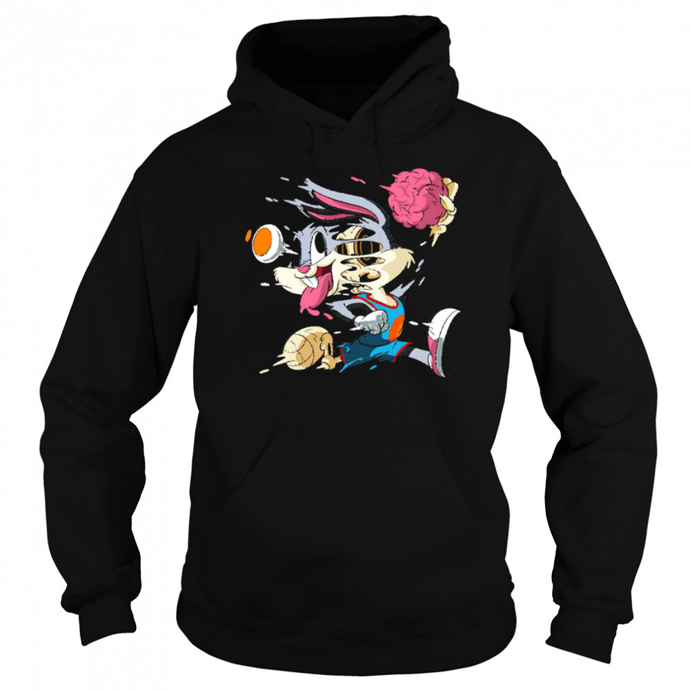 Rabbit Dunk Melting Skeleton Street Art Cartoon Graphic shirt Sweatshirt