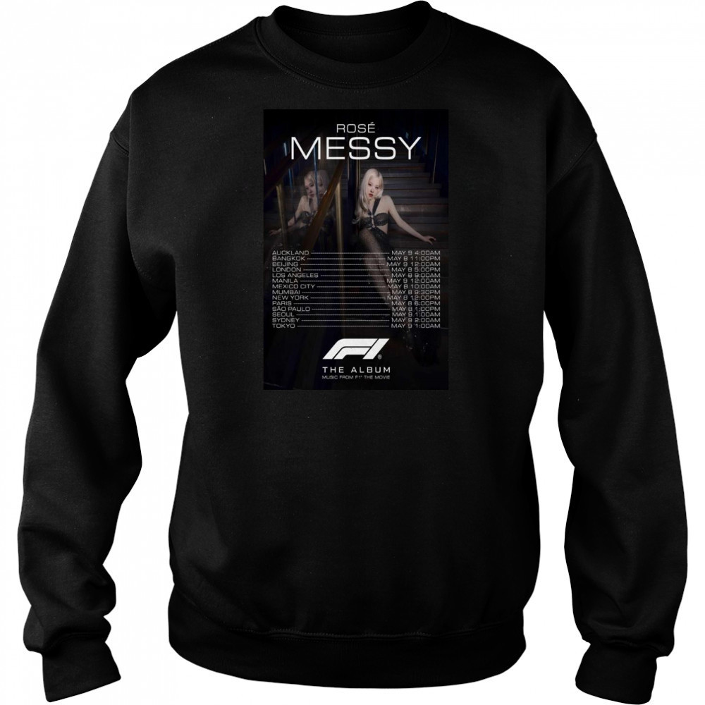 Rosie Messy World Tour 2025 Shirt Hoodie