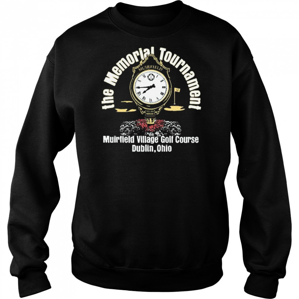 The Memorial Tournament Clock Muirfield Village Golf Course Dublin Ohio t-shirt Hoodie