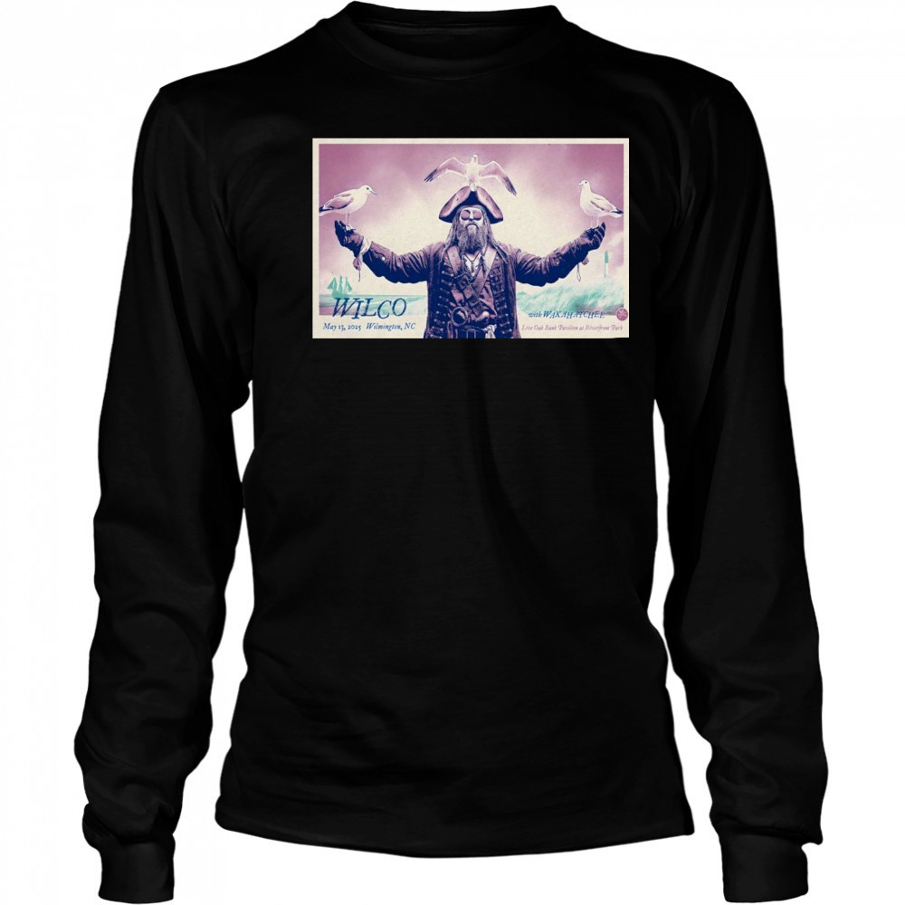 Wilco Live Oak Bank Pavilion at Riverfront Park Wilmington NC May 13 2025 Tour t-shirt Long Sleeved