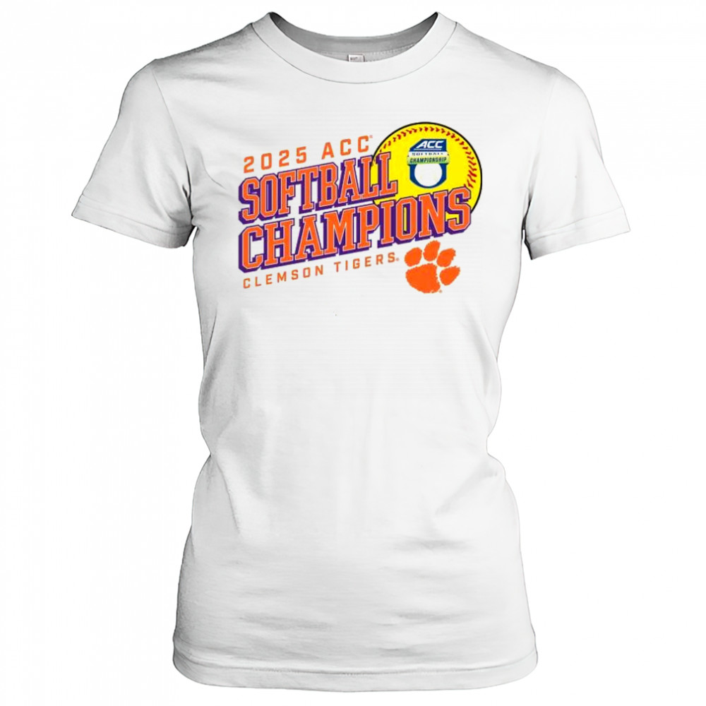 2025 Clemson Tigers ACC Softball Conference Tournament Champions t-shirt Women's T-shirt