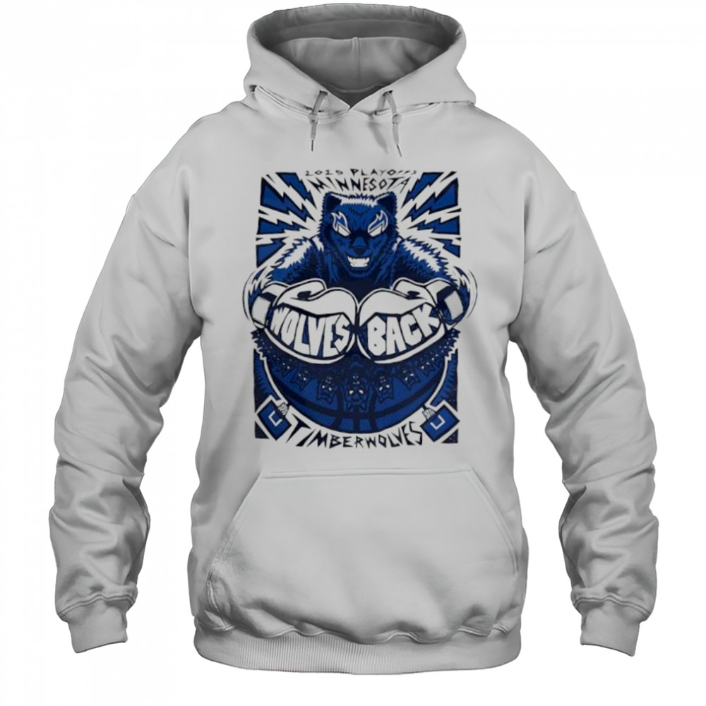 2025 Playoffs Minnesota Timberwolves Wolves back shirt Hoodie