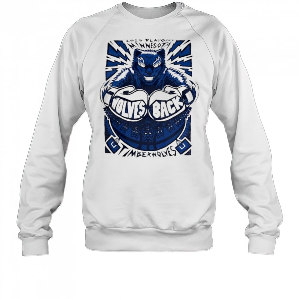 2025 Playoffs Minnesota Timberwolves Wolves back shirt Sweatshirt