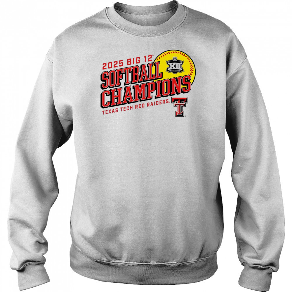2025 Texas Tech Red Raiders Big 12 Softball Conference Tournament Champions NCAA t-shirt Hoodie