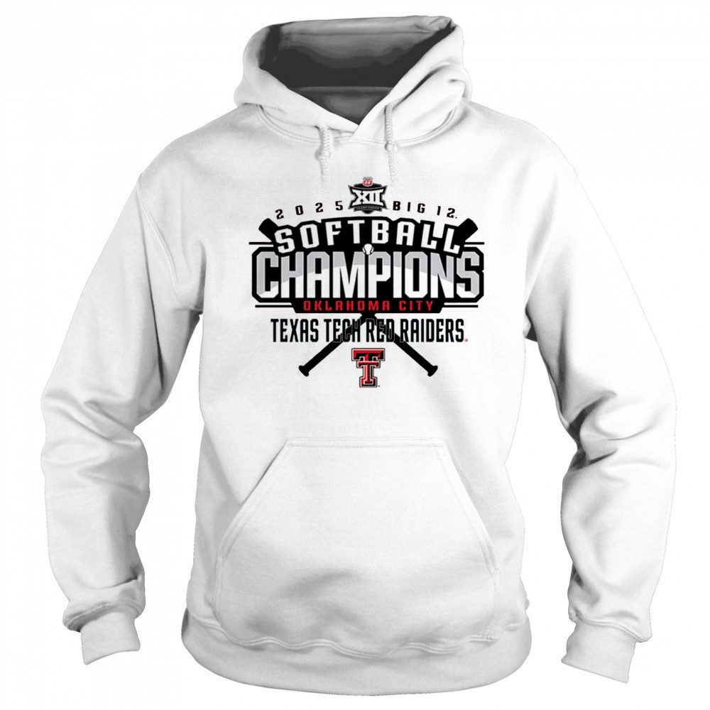 2025 Texas Tech Red Raiders Softball NCAA Big 12 Tournament Champions Oklahoma City t-shirt Sweatshirt