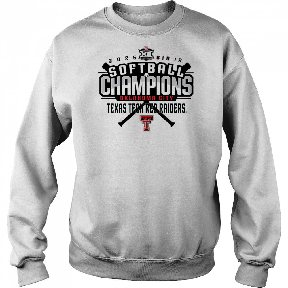2025 Texas Tech Red Raiders Softball NCAA Big 12 Tournament Champions Oklahoma City t-shirt Hoodie