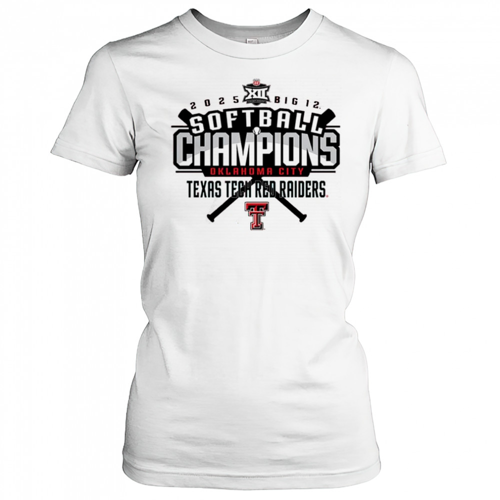2025 Texas Tech Red Raiders Softball NCAA Big 12 Tournament Champions Oklahoma City t-shirt Women's T-shirt