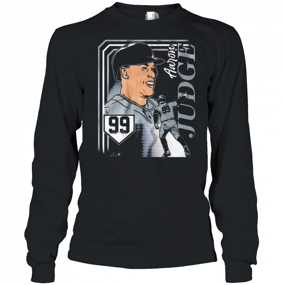Aaron Judge 99 Collage Frame New York Yankees MLB Signature t-shirt Long Sleeved