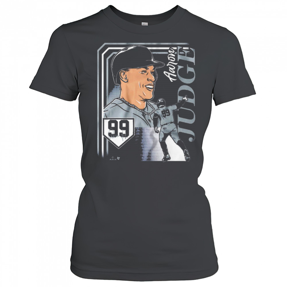 Aaron Judge 99 Collage Frame New York Yankees MLB Signature t-shirt Women's T-shirt