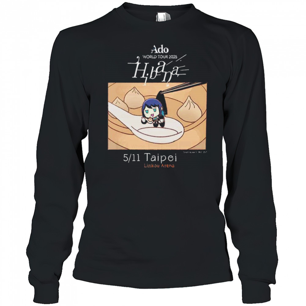Ado Hibana World Tour 2025 May 11 2025 At Taipei Linkou Arena T-shirt Long Sleeved