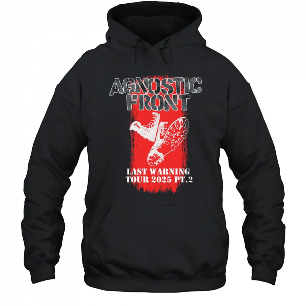 Agnostic Front Last Warning Tour 2025 Pt.2 Painting t-shirt Hoodie