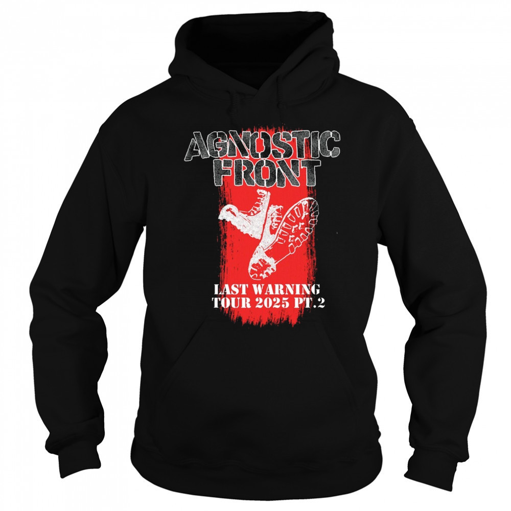 Agnostic Front Last Warning Tour 2025 Pt.2 Painting t-shirt Sweatshirt