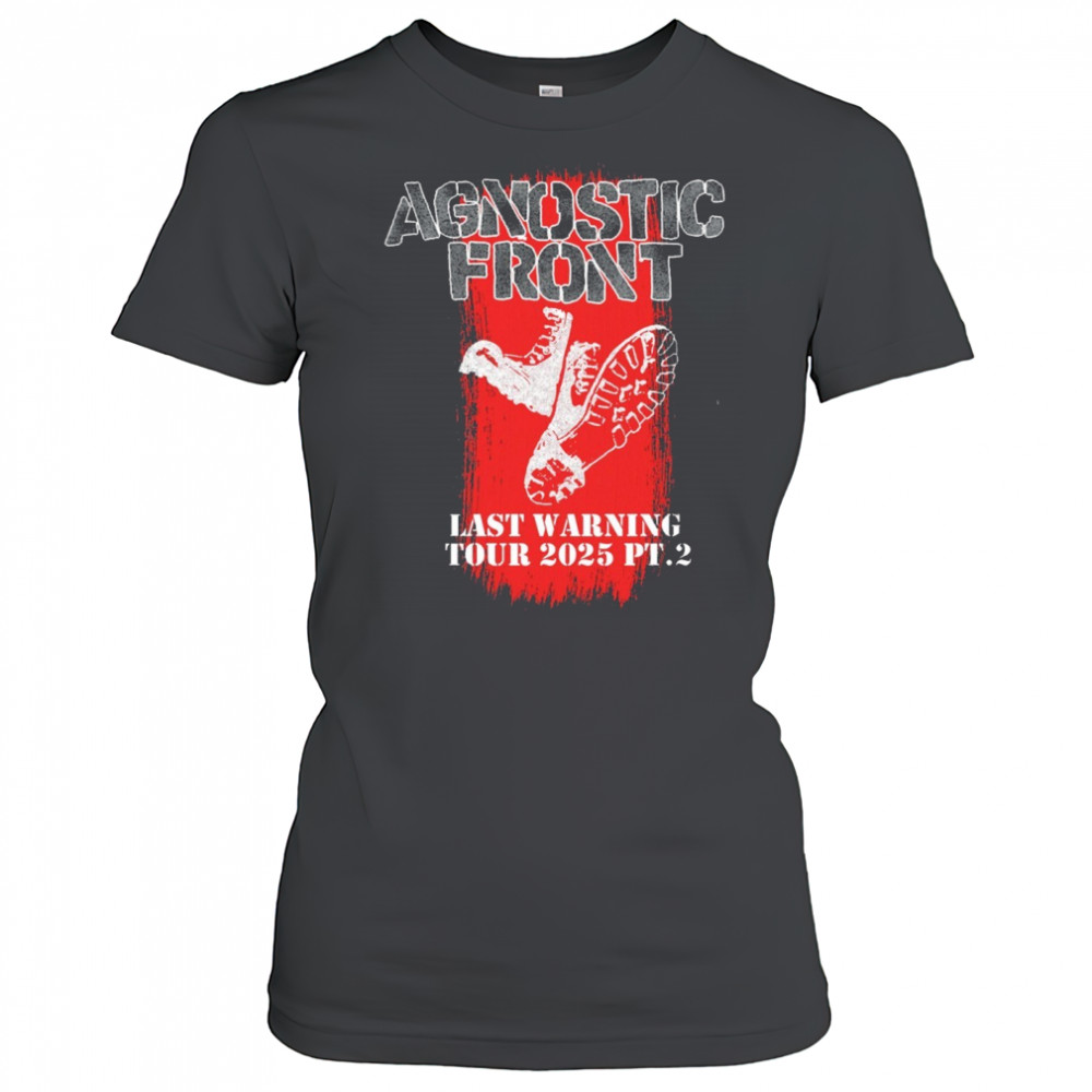 Agnostic Front Last Warning Tour 2025 Pt.2 Painting t-shirt Women's T-shirt