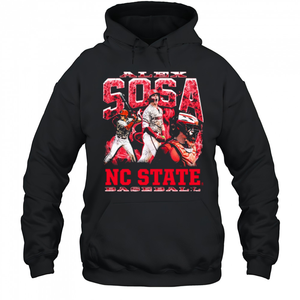 Alex Sosa NC State Wolfpack Baseball NCAA Division I 90s Graphic t-shirt Hoodie